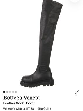 Bottega Veneta Leather sock boots
